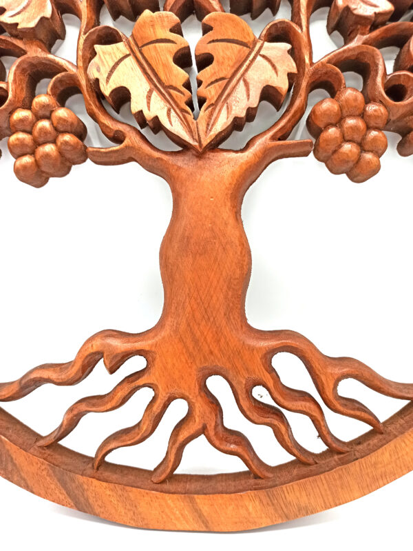 Panel de madera - Árbol de la vida de Uva - 40cm