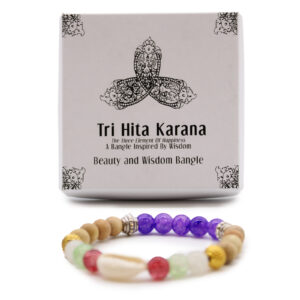 Tri Hita Karana Bangle - Belleza y Sabiduria